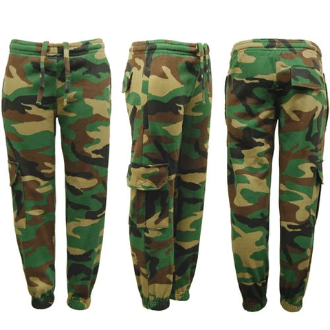 Kids Woodland Camo Joggers by Game